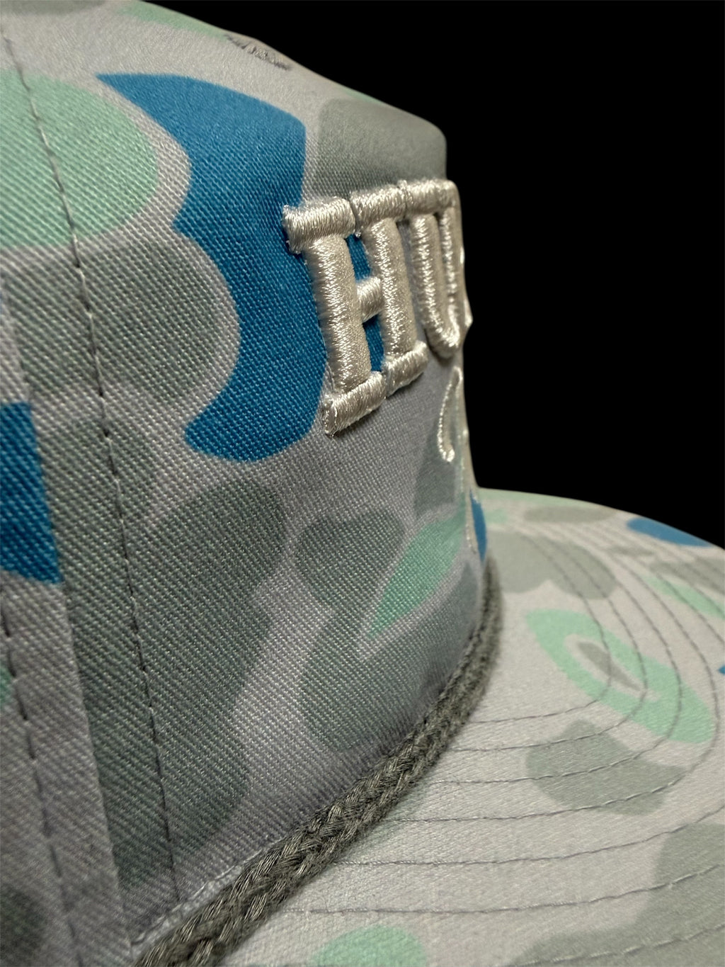Hustle Hard 3D Puff Embroidered Hat